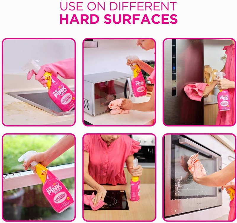Stardrops The Pink Stuff Miracle Multi-Purpose Cleaner – Removes Grease, Grime, gallery