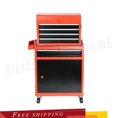 5 Drawers Rolling Tool Chest Rolling Tool Storage Cabinet with Wheels
