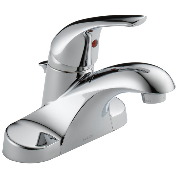 Delta Foundations Bathroom Faucet Plastic Pop-Up Chrome-Certified Refurbished gallery