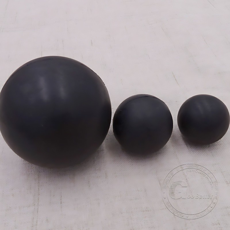Black Round Solid Rubber Ball Bouncy Balls Training Ball Diameter 2mm - 75mm gallery