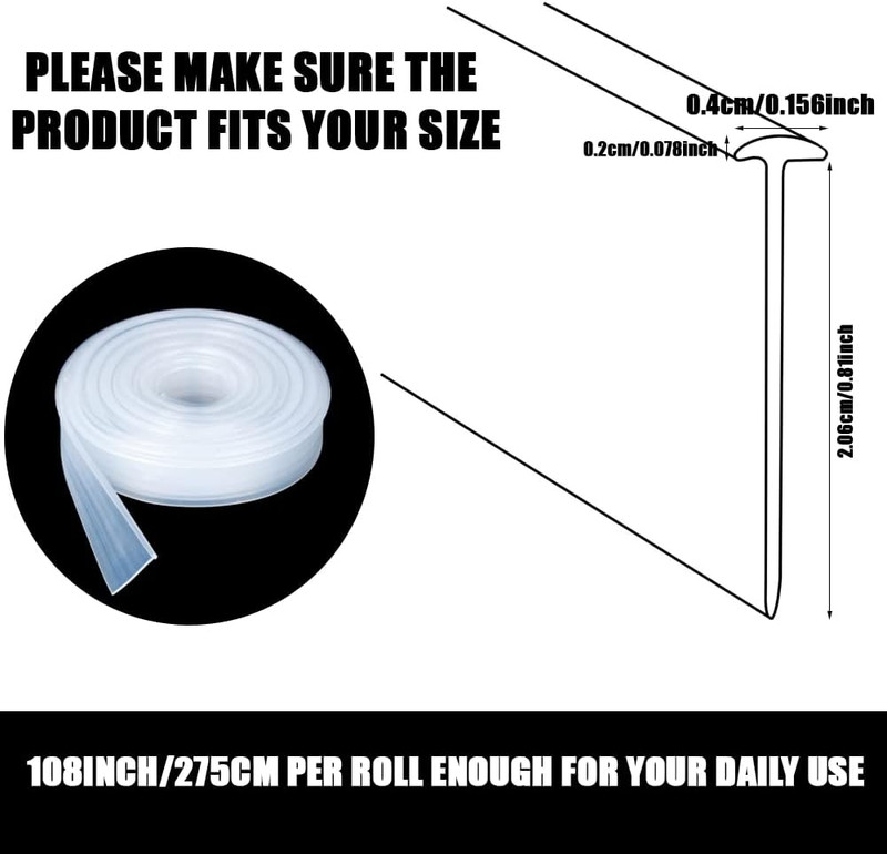 Framed Shower Door Bottom Seal Strip Replacement Shower Bottom Waterproof Door R gallery