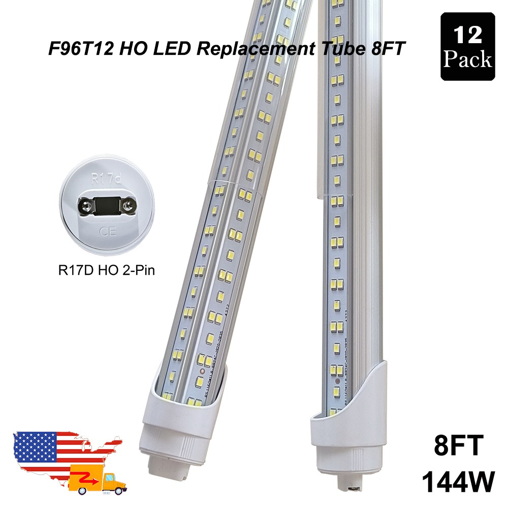 F96t12 LED Replacement 8Foot LED Shop Lights Double Pin V Shaped 8Ft LED Bulbs gallery