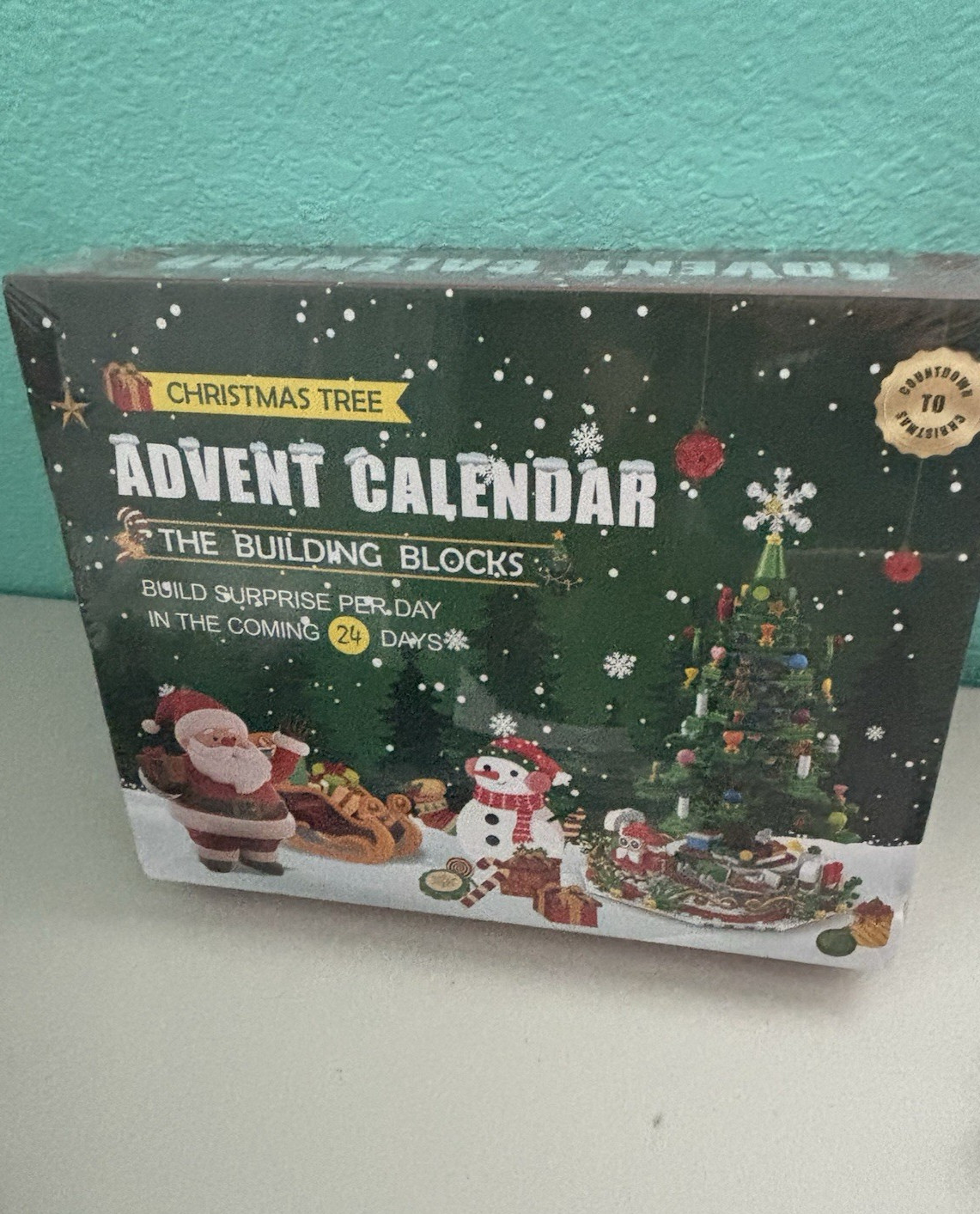 Christmas Tree Advent Calendar Kit The Building Blocks New In Package gallery