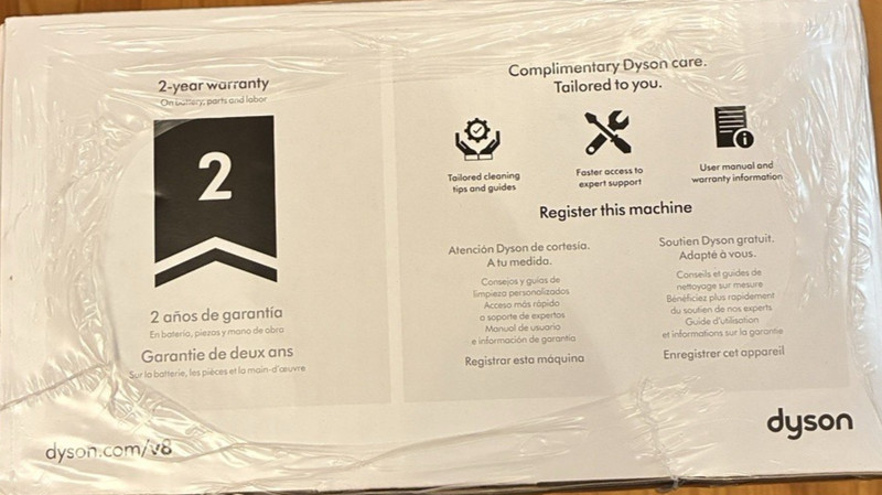 Authentic Dyson V8 Cordless Stick Vacuum Cleaner (SV25) 626423-01 - New sealed gallery