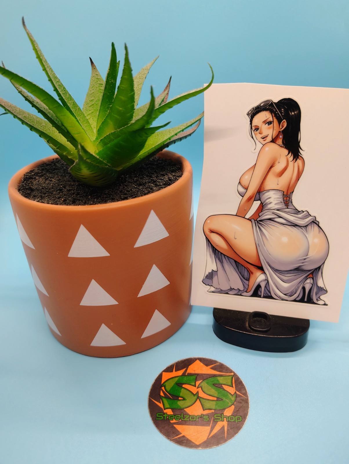 (4.5 Inches) One Piece - Nico Robin (Thicc) - Water-Resistant Vinyl Sticker gallery