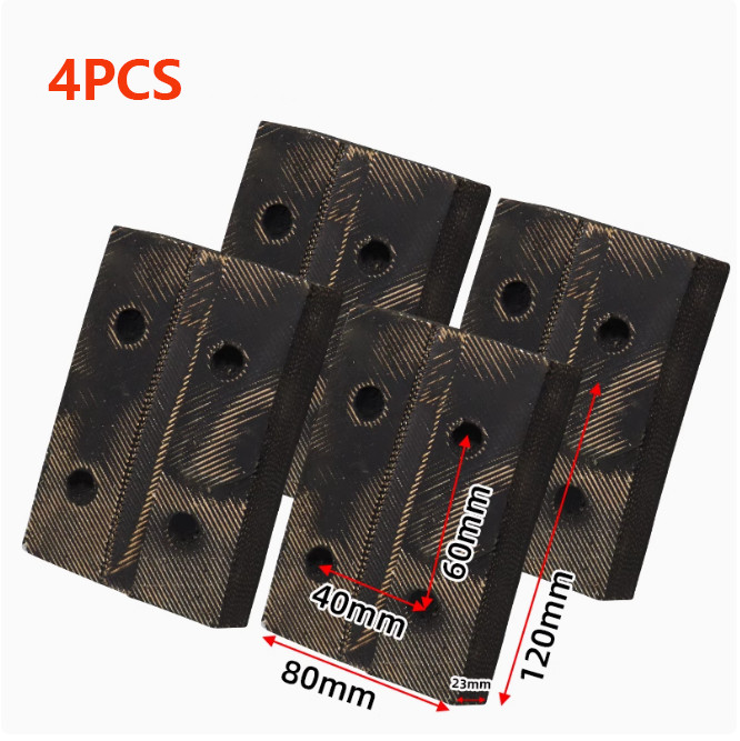 4PCS Rectangle Rubber Lift Arm Pad/ Metal Inserts Fit Auto Lifter Repairs Car gallery