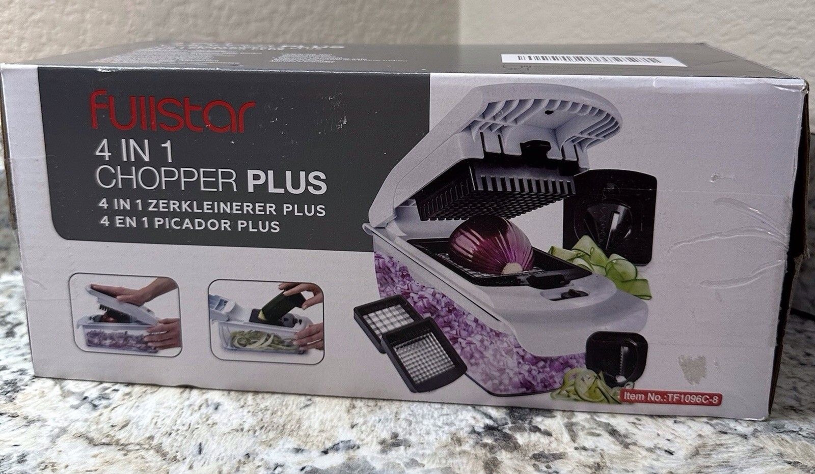 Fullstar 4 in 1 Chopper Plus Vegetable Chopper TF1096C-8, New With An Open Box. gallery