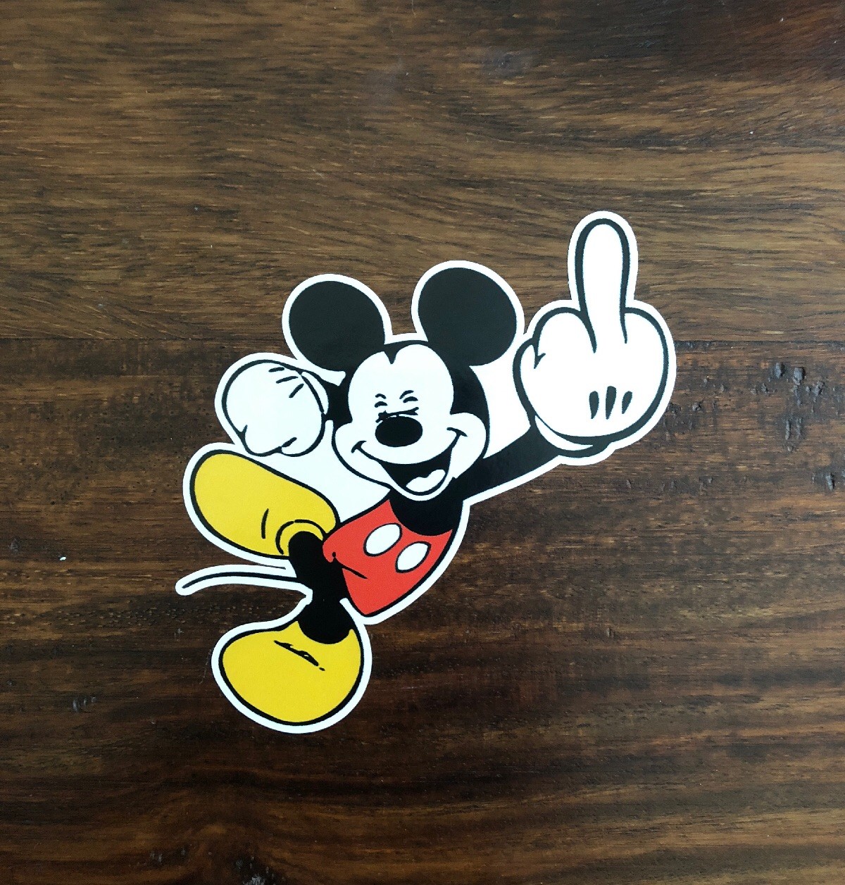 Middlefinger Sticker - Mickey Mouse Sticker gallery