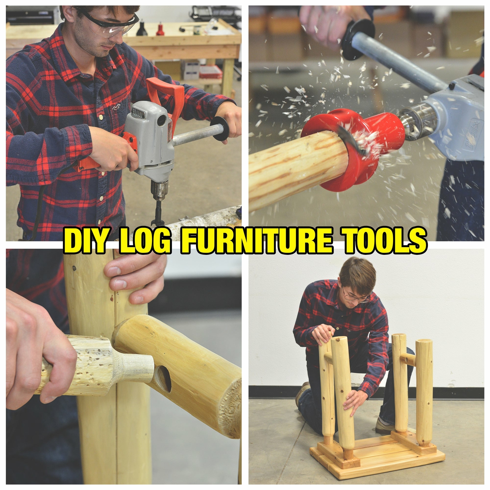 Lumberjack Tools 1/2" Pro Tenon Cutter TTR0500 Log Furniture gallery