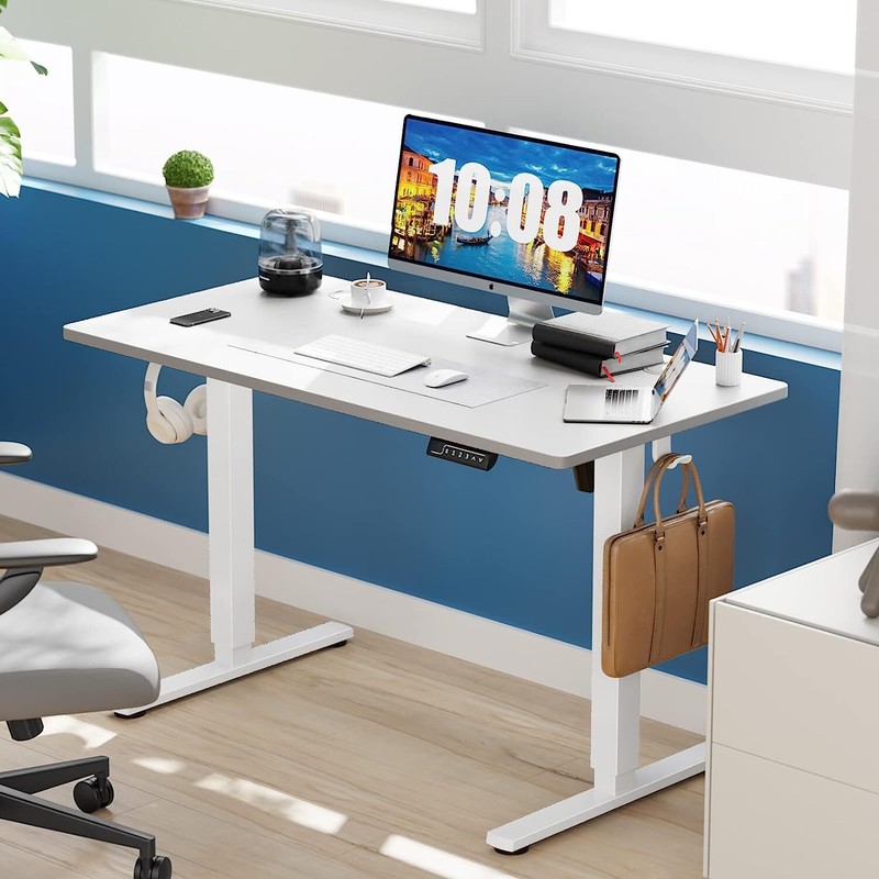 40“ 55" 63” Modern Adjustable Height Electric Standing Desk Home Office Table gallery