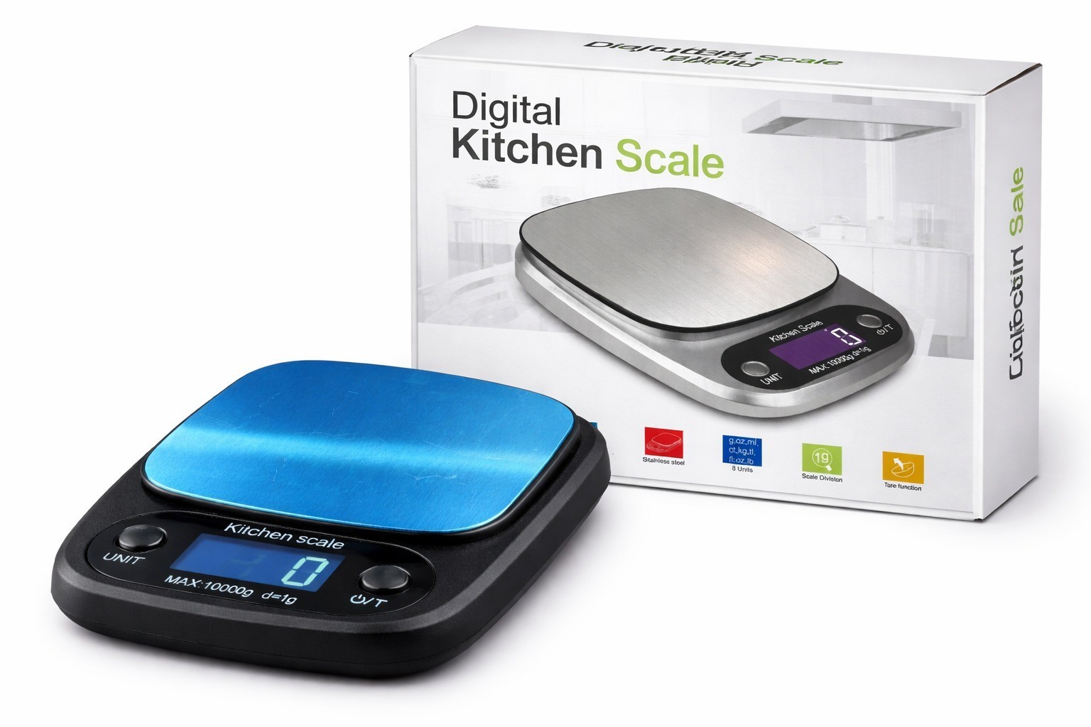Smart Digital Kitchen Scale 10kg 1g Precision LCD Food Scale Easy Tare gallery