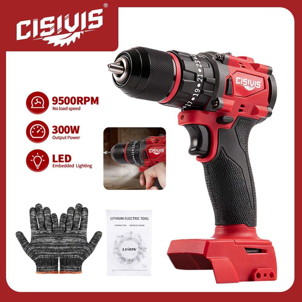 18V Cordless Brushless Drill Driver Kit with Battery & Charger For Milwaukee M18 gallery