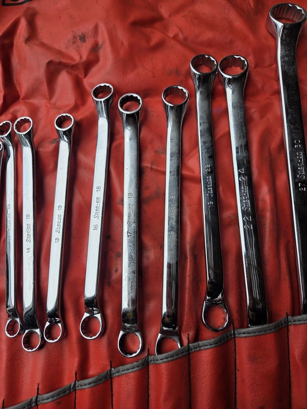 eBay Snap on Offset Box End Wrench Set 11 Pcs 3/8 to 1-5/16 in C113 B Pouch gallery