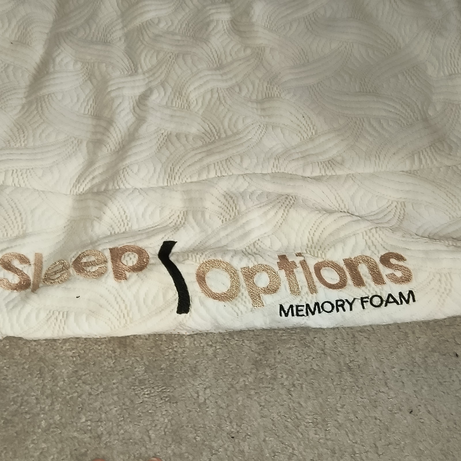 Twin Cover For Memory Foam Topper; Fits 77 Inches By 37 Inches;8 In Deep gallery
