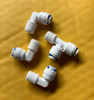 3 Pcs Elbow and 1 pc Tee Union Fitting 1/4" Thread Quick Connector RO System gallery