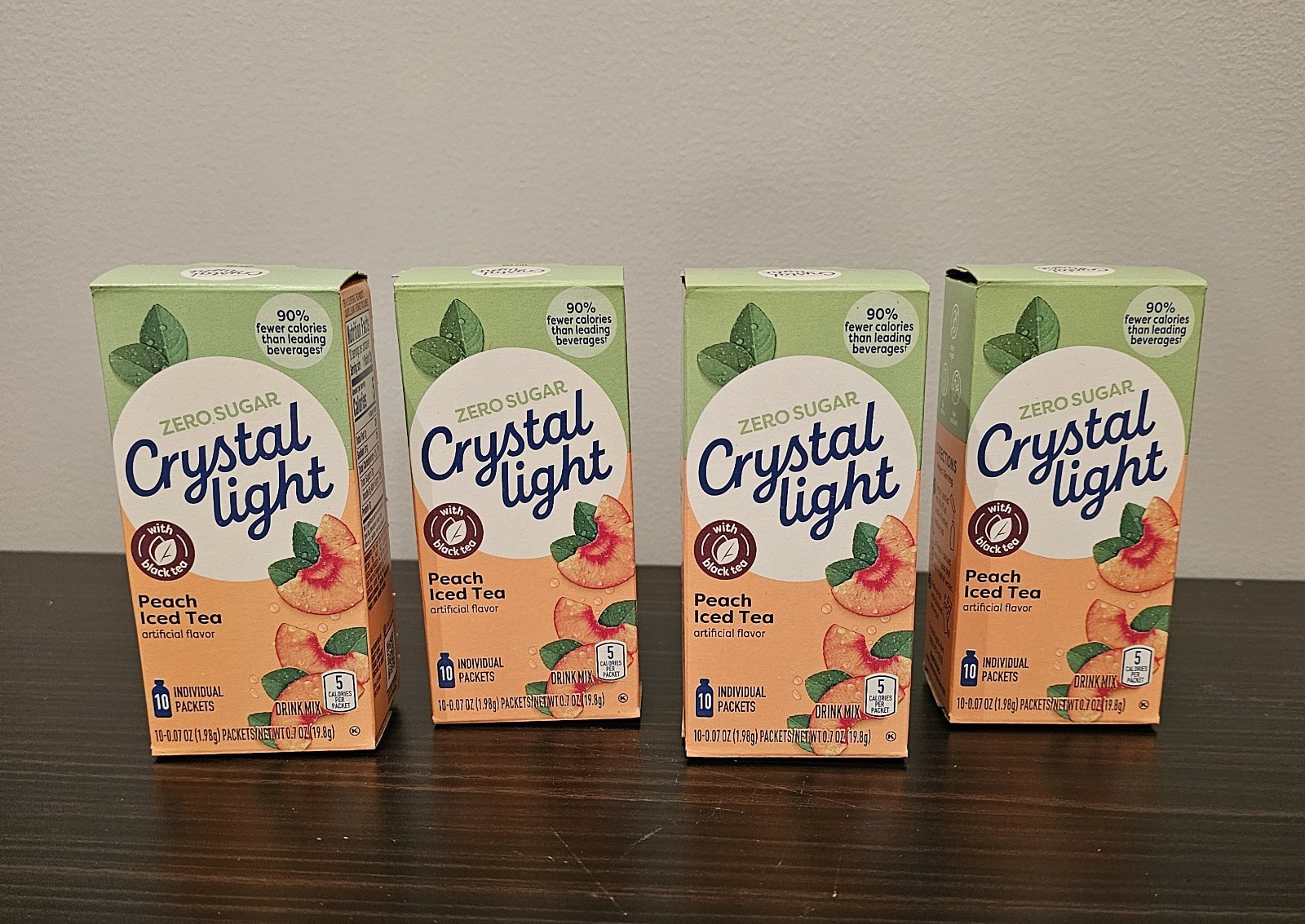 Crystal Light Peach Iced Tea Sugar Free Drink Mix 4 Boxes of 10 BB Dec. 7, 2027 gallery