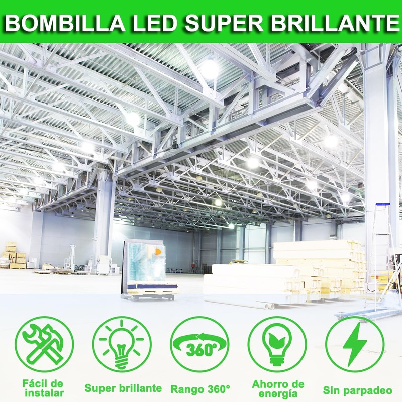 2 Pack 800W Equivalent Led Corn Light Bulb, 8000 Lumen 5000K Daylight White 8... gallery