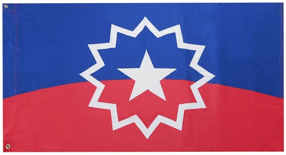 3X5 Juneteenth Premium 3'x5' 100D Woven Poly Nylon Flag Sleeve & Grommets