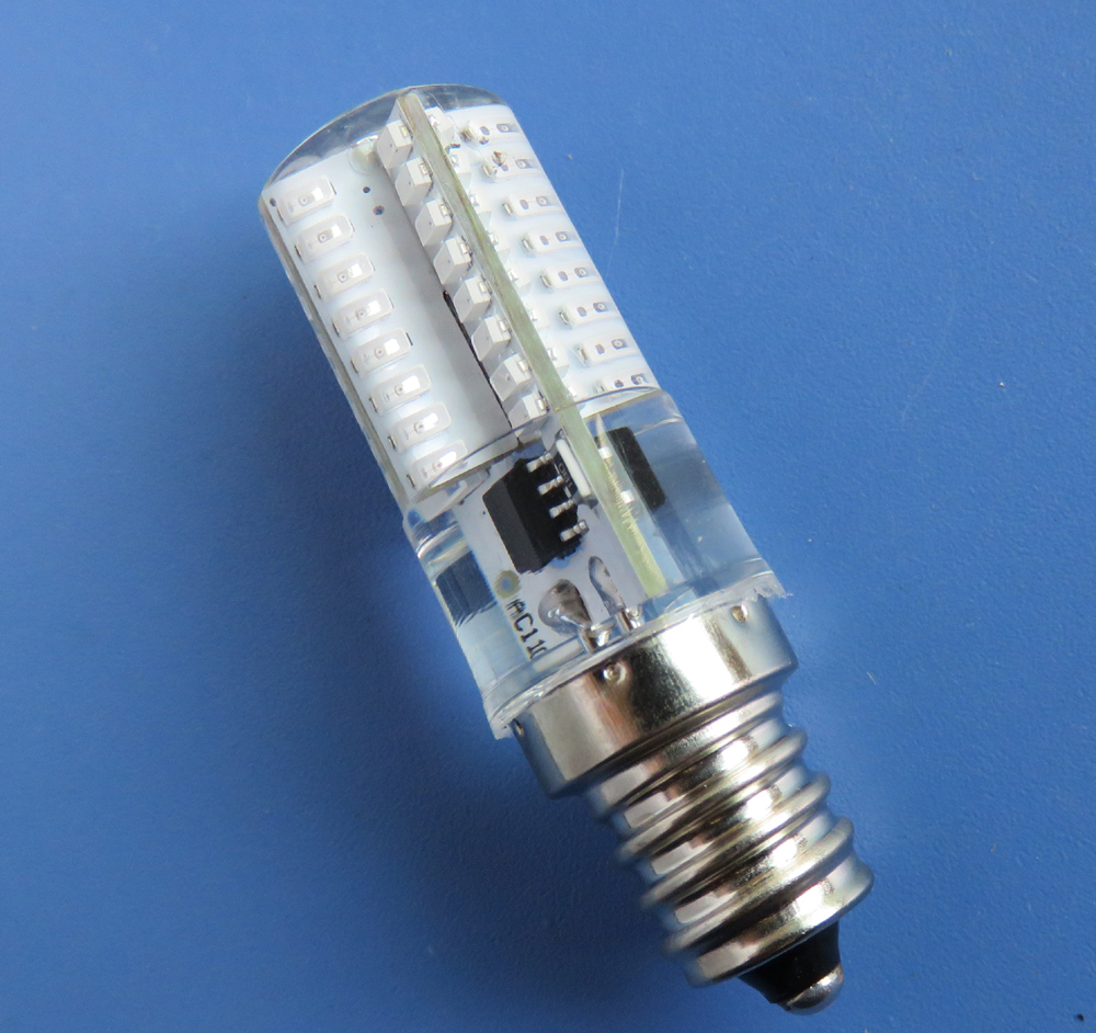 10pcs E12 Candelabra C7 LED bulb Red/Green/Blue Lamp 110V Decorative lights #H gallery