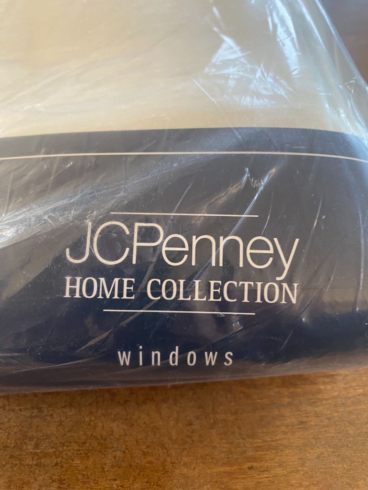 JC Penney Home Collection Valance & Curtain Panels 78 Alabaster White gallery