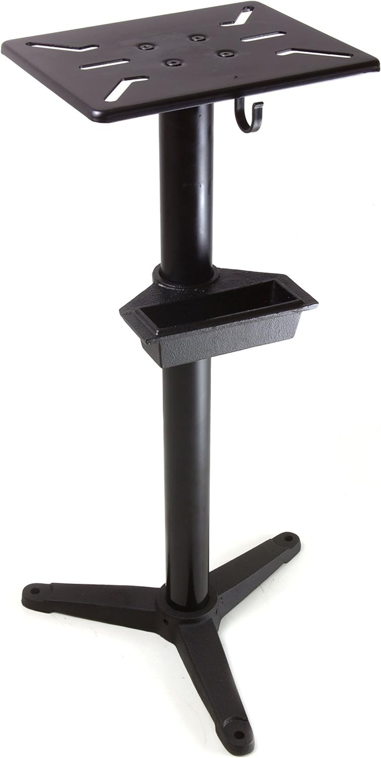 WEN Bench Grinder Stand, 32-Inch with Water Pot (4288T), Black gallery