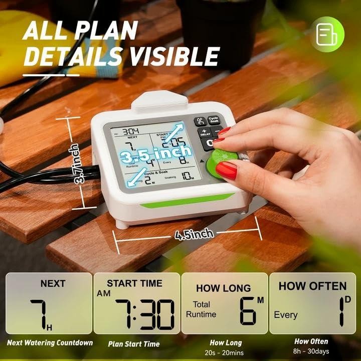 RAINPOINT Automatic Plant Watering Timer for Up to 20 Indoor Pot Plants gallery