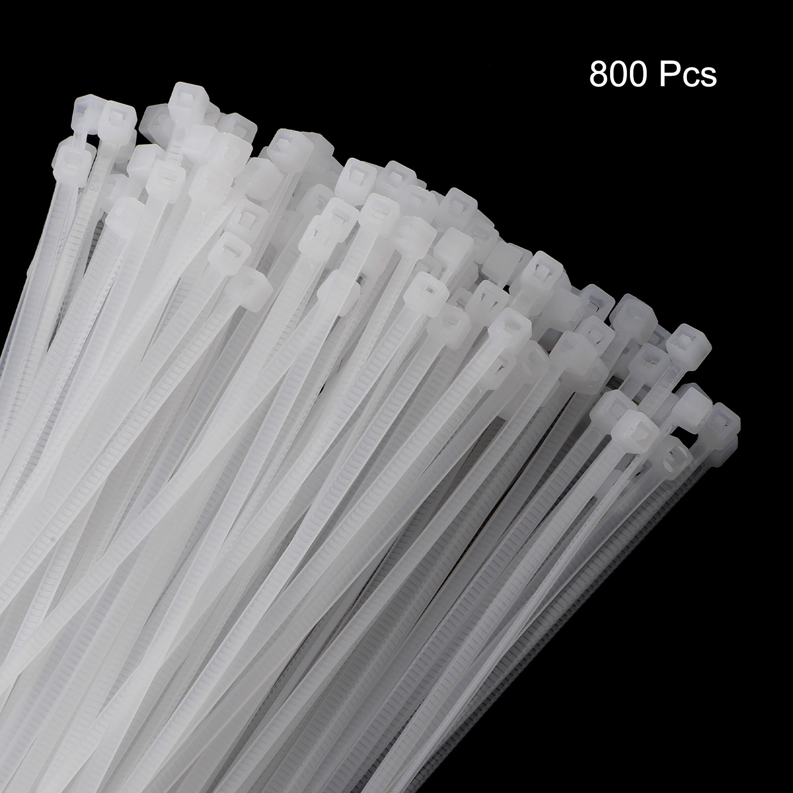 800pcs 6 Inch 22 Lbs Cable Zip Ties Self-Locking Nylon Cable Tie 0.16" gallery