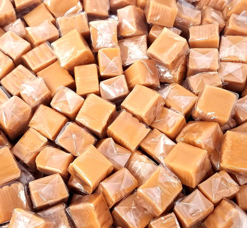 Caramel Cubes Candy - 2 Pound Bag - 150 Pieces Count - Individually Wrapped Cara gallery