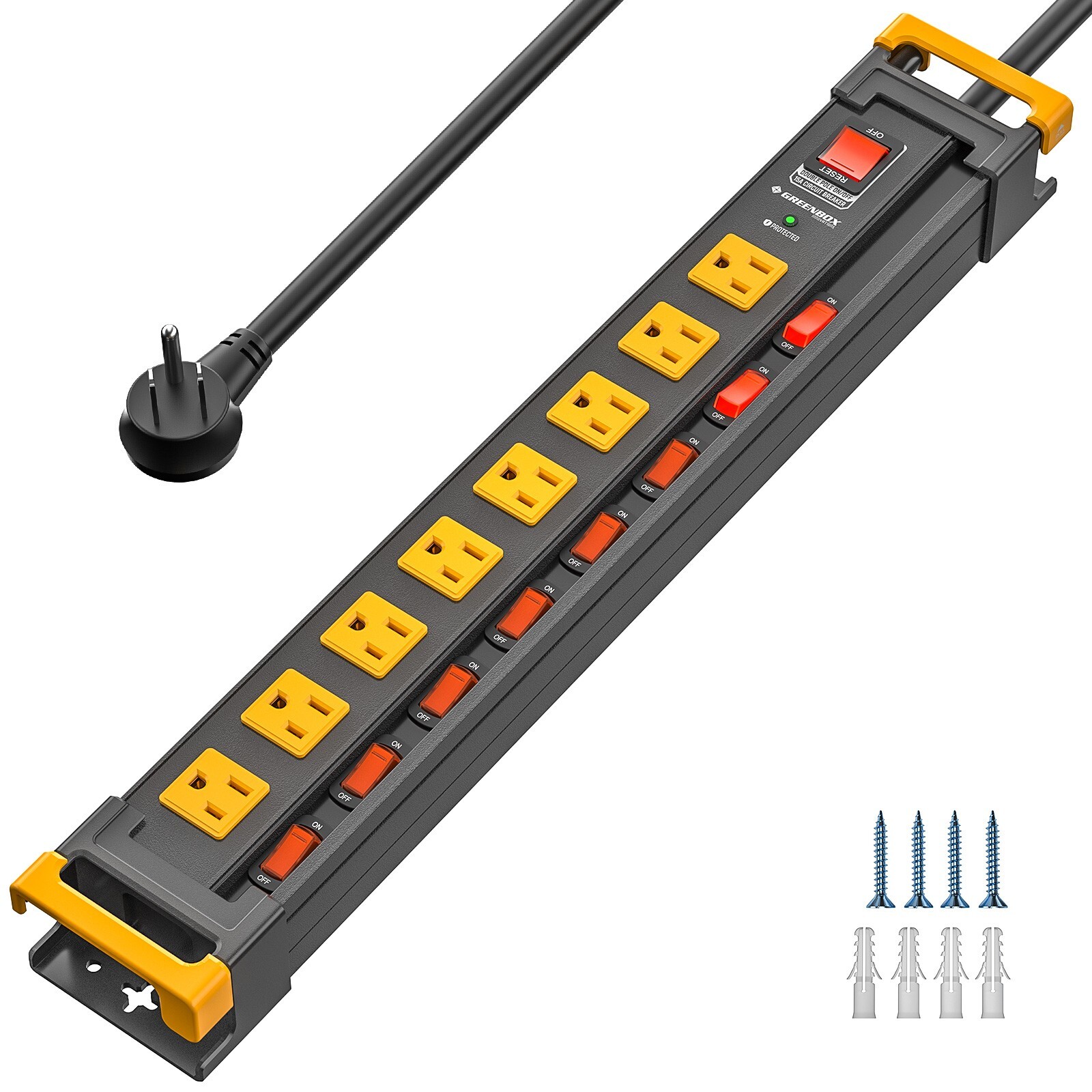 8 Export Heavy Duty Power Surge Protection Plug 6FT Power Cord ETL Certified gallery