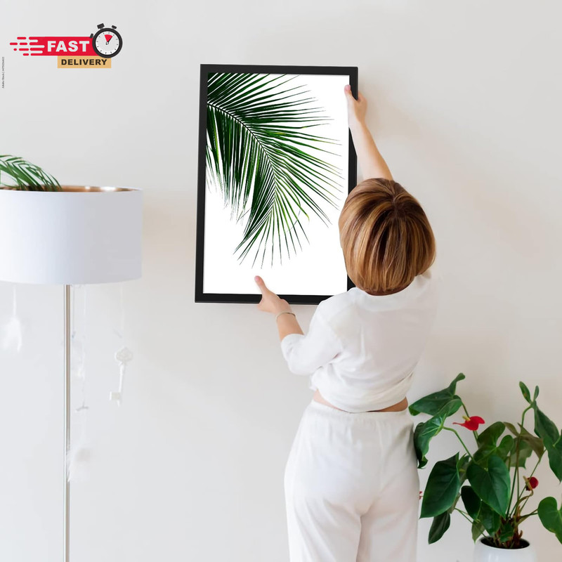 Matte Black 16X24 Frame - Single Frame, 16 X 24 Poster Frame for Artwork, Puzzle gallery