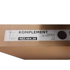 IKEA KOMPLEMENT PAX Divider Frame in Black-Brown (39 3/8″ x 22 7/8″) 402.464.20