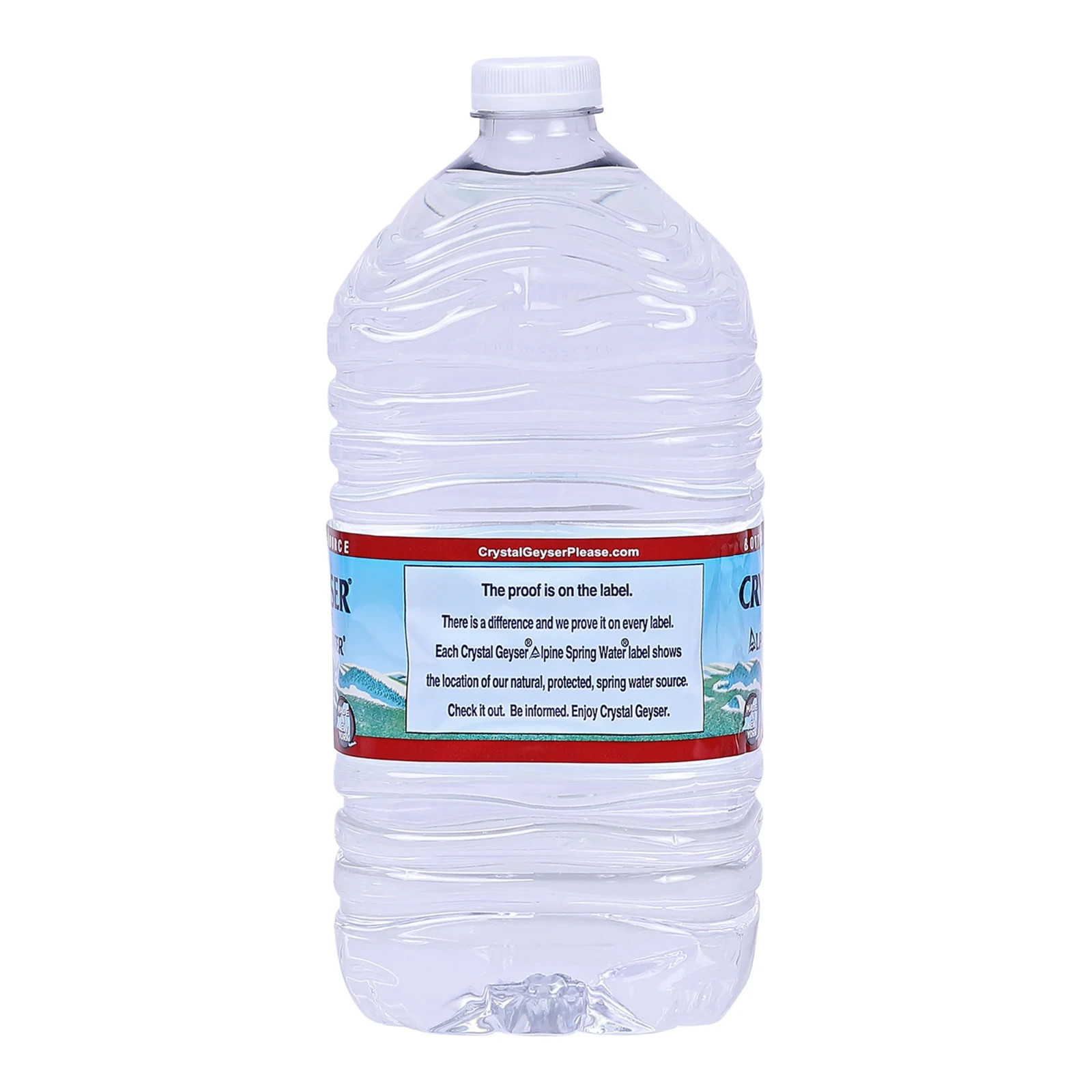 (6 pack) Crystal Geyser Alpine Spring Water, 1 Gallon Plastic Jug gallery