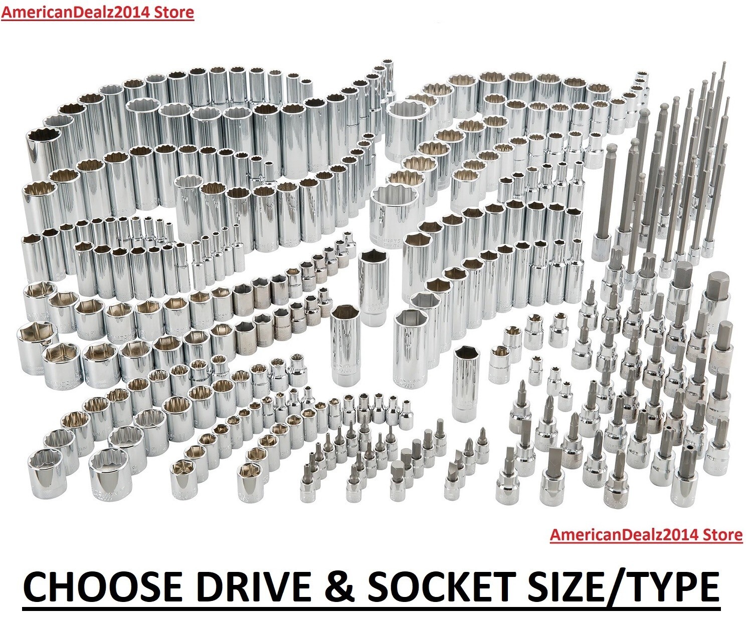 Craftsman 1/4" OR 3/8" Drive METRIC Choose Size & Shallow/Deep 6-Point Socket gallery
