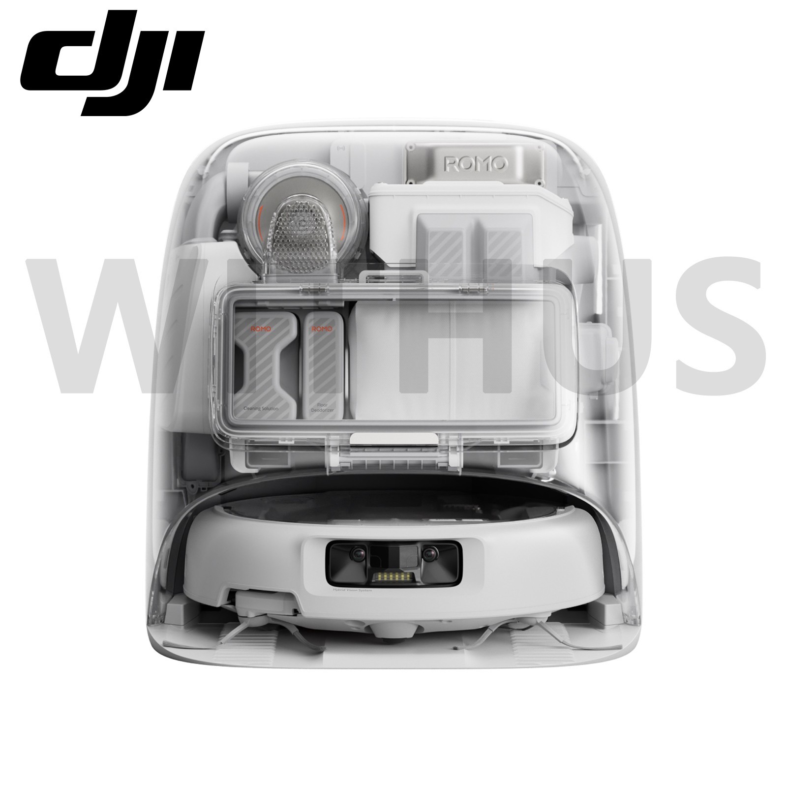 DJI ROMO P Robot Vacuum Water Tank Full Set w/ Solutions & Accessories gallery