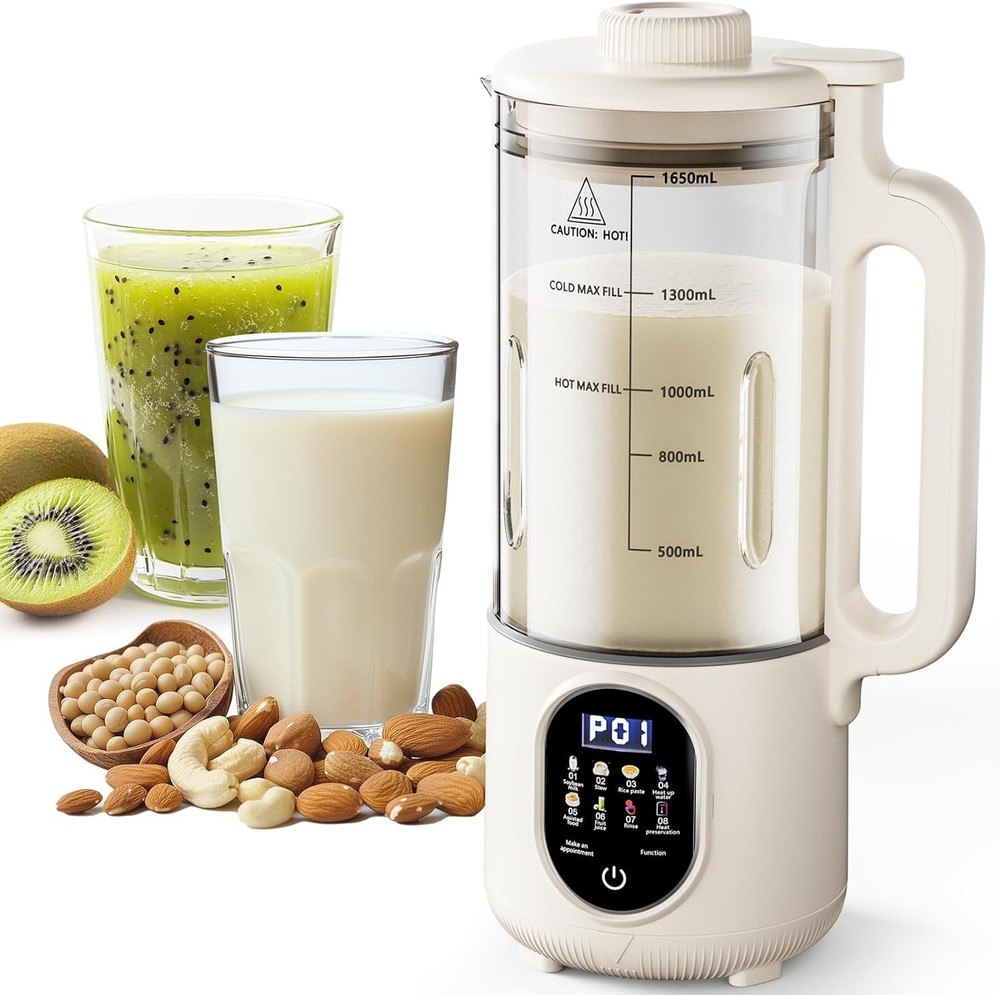 Nut Milk Maker Machine (Extra Large) 55oz, 10-In-1 w/ 20 Blades