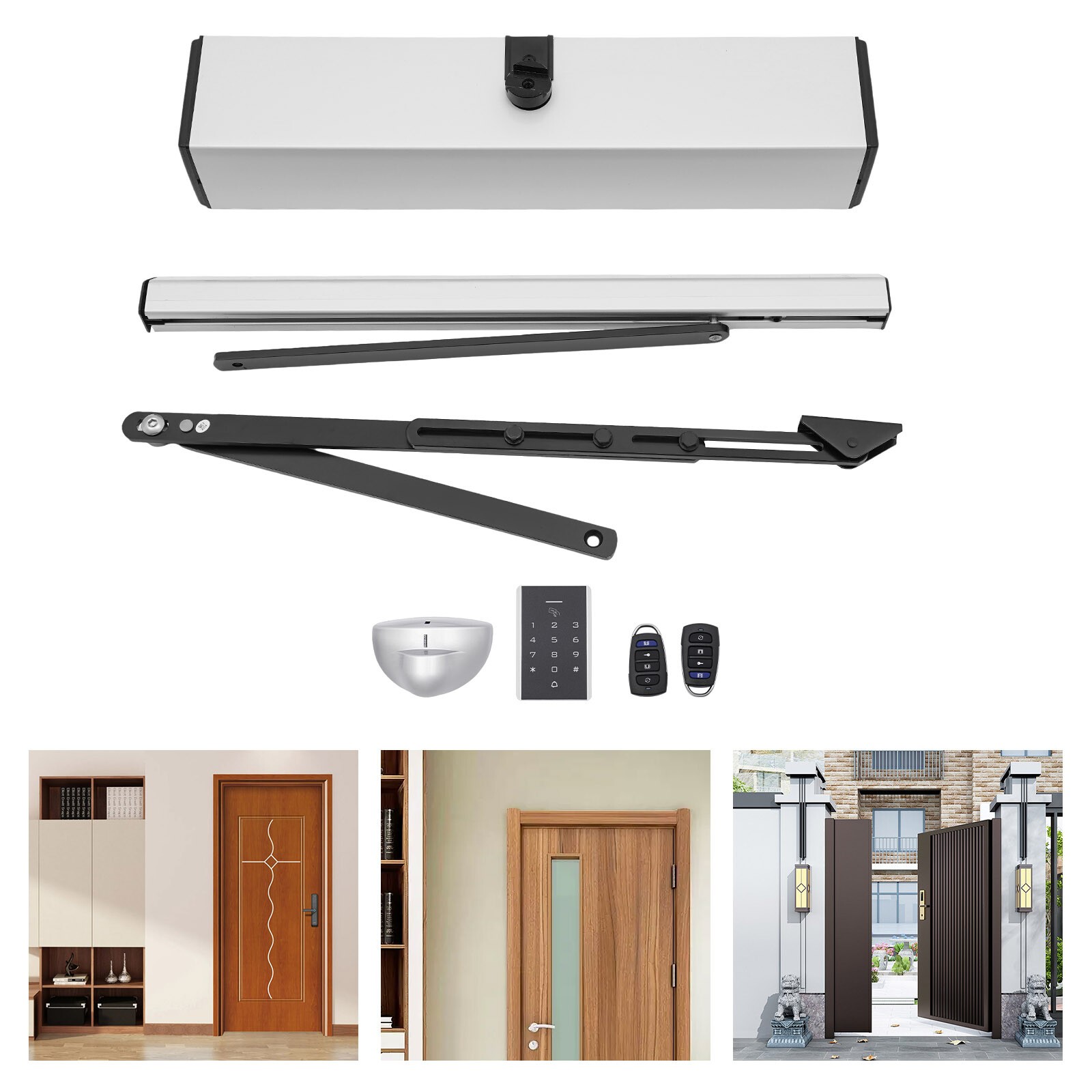 330lb Automatic Swing Gate Opener Electric Handicap Door Operator Closer Remoted gallery