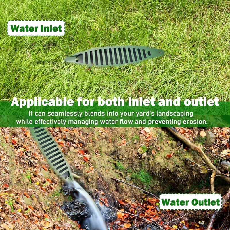 4PCS Angled Yard Drain Emitter for Effective Drainage gallery
