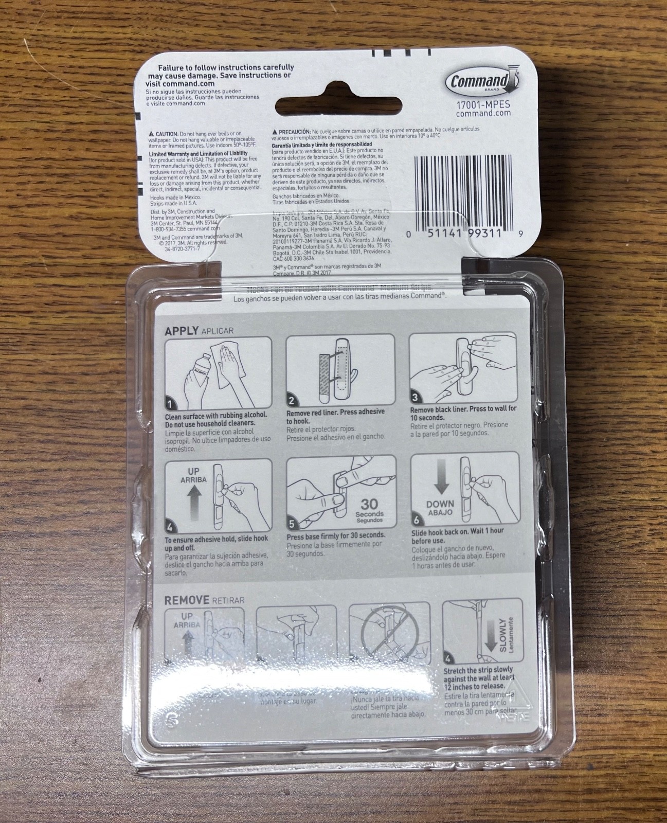 Command Medium Utility Hooks, 20 Hooks and 24 Strips, 20 White gallery