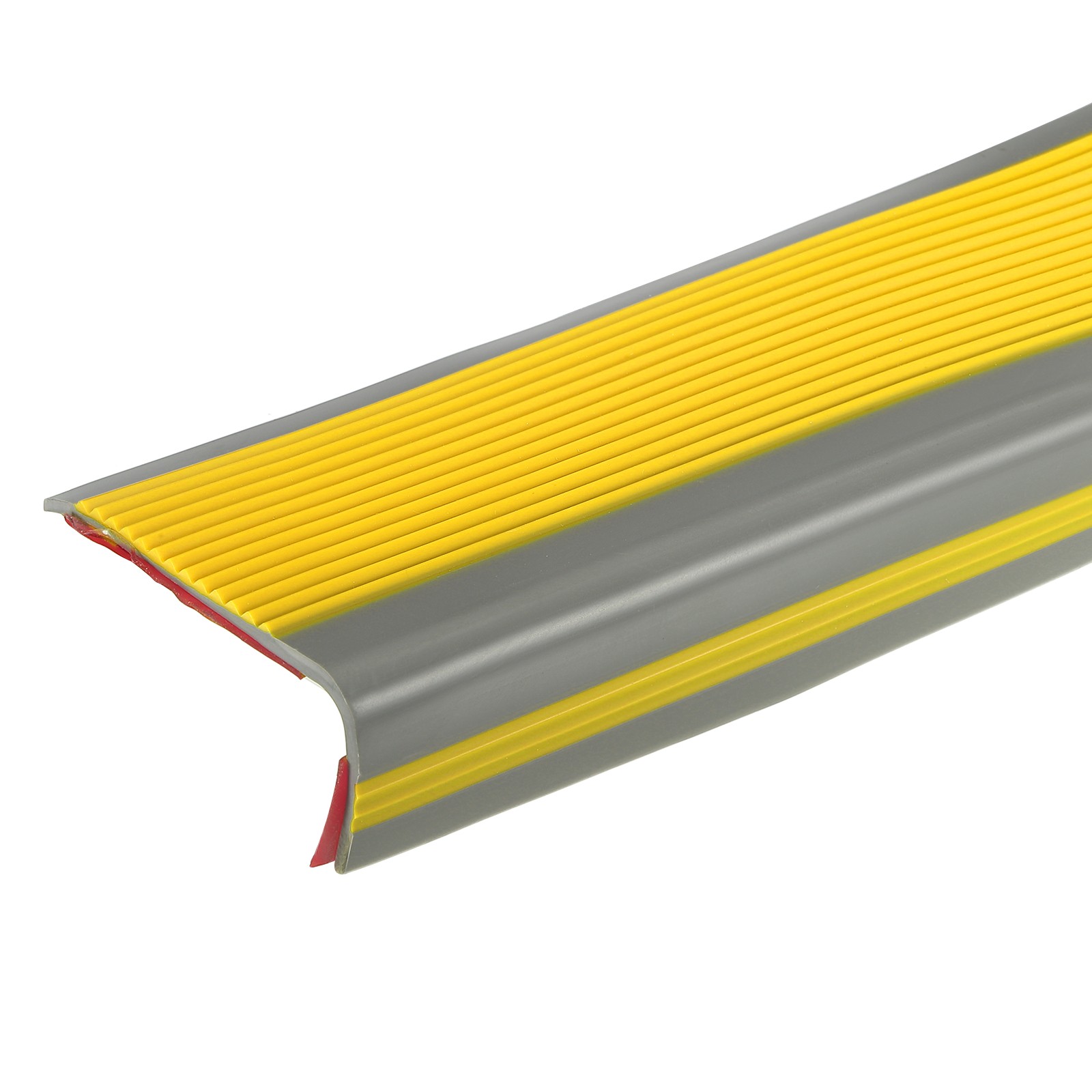 3.2Ft Stair Nosing 3cm L Shape Step Edges Protector Yellow/Grey gallery