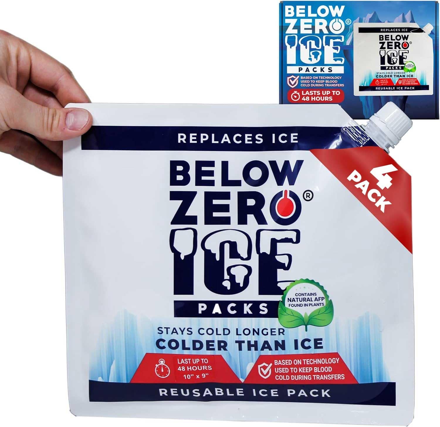 Best Below Zero Reusable Ice Packs for Coolers Long Lasting Cooler Pack Blocks gallery