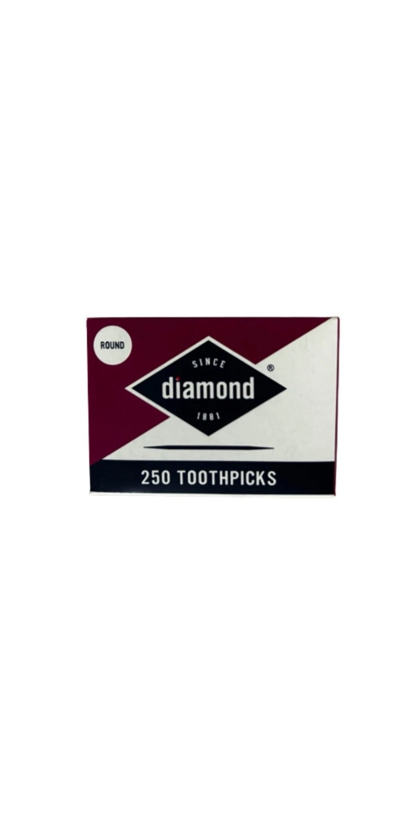 Diamond Multipurpose Wood Round Toothpicks For Everyday Use, 250-ct Each Pack gallery