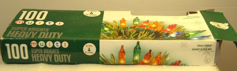 2 String Sets ~ Each 43 Ft w/ 100 Superbright Multi Christmas Lights TRIM-A-HOME gallery