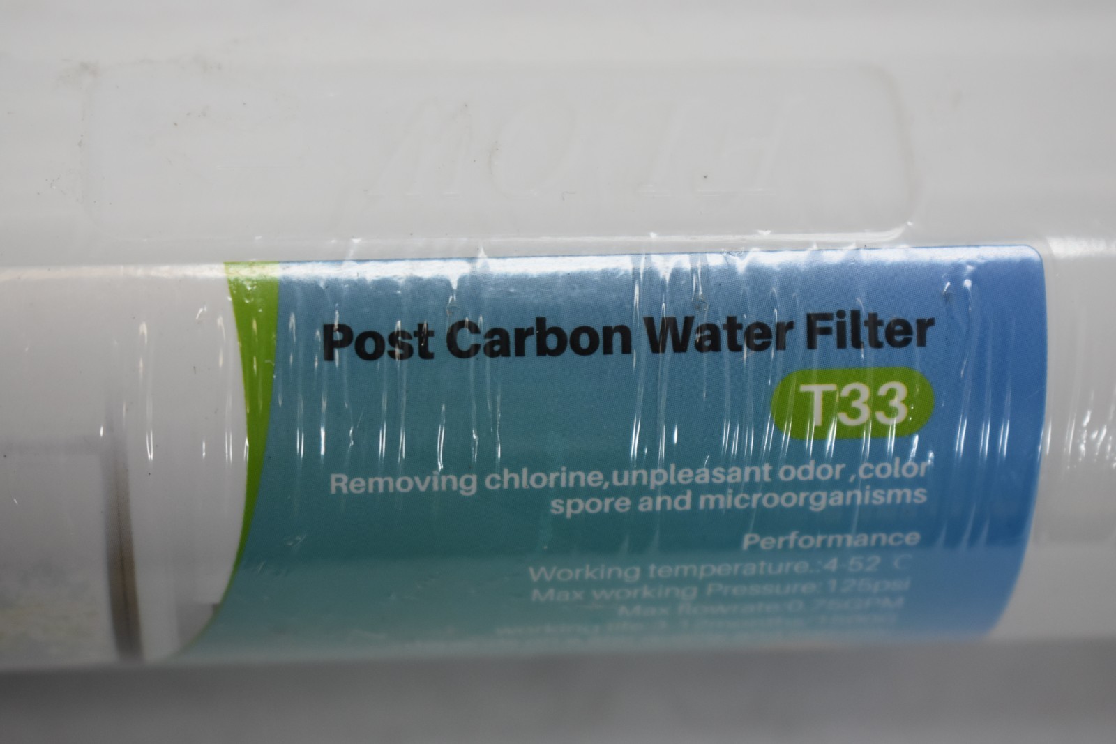 RO Post Polishing Fridge Ice Inline Coconut GAC Water Filter 2000 Gal 1/4" NPT gallery