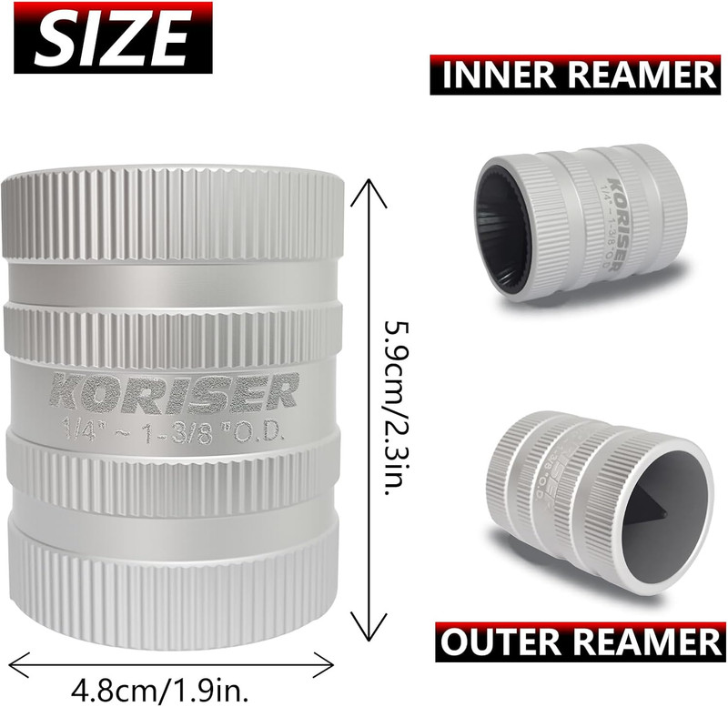 1/4" to 1-3/8" Inner/Outer Reaming Tool,Replace for 29983 Model 223S Reamer, Rea gallery
