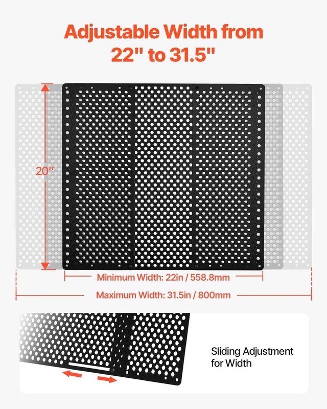 Pet-Safe RV Screen Door Protector, Adjustable Width, Reinforced Iron Honeycomb gallery