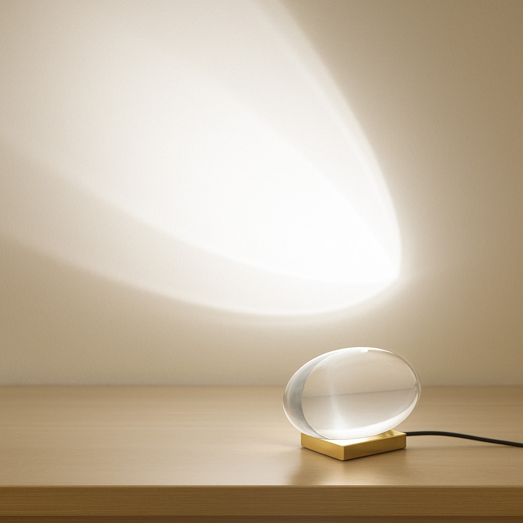 Crystal Eye LED Projector Table Lamp USB Powered 3 Filters Bedside Light Gift gallery