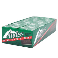 Andes Creme De Menthe Thin Mints – after Dinner Mints – Rectangular Chocolate Sa