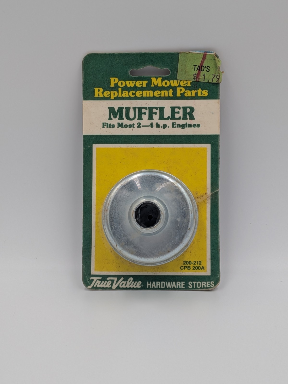 Vtg True Value Mower Replacement Muffler Fits 2-4 HP Engines - New Old Stock gallery
