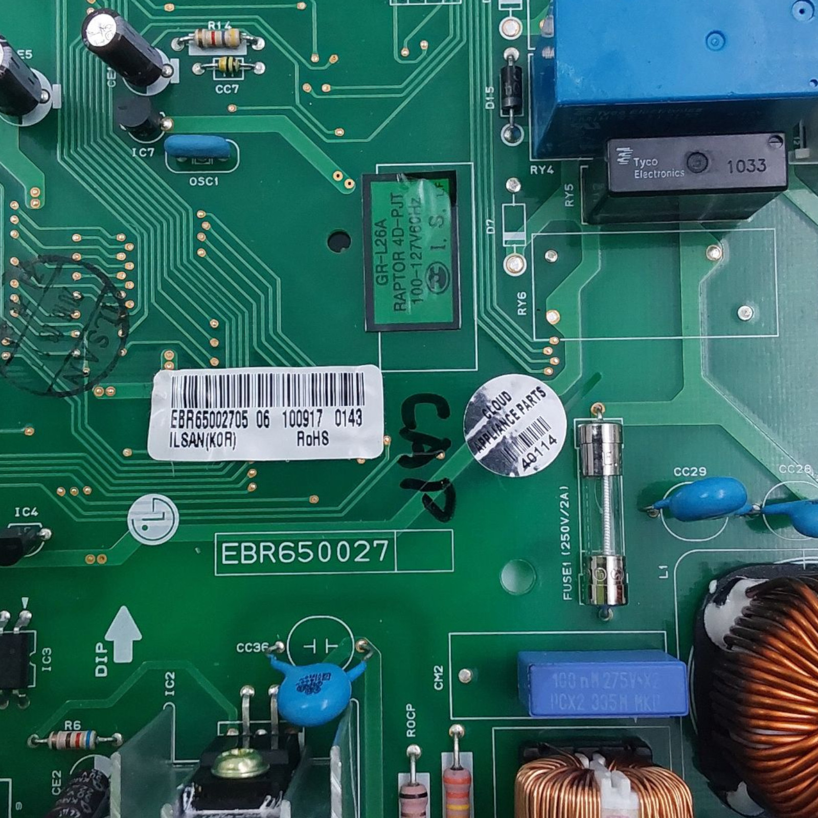 LG Genuine Fridge Control Board EBR65002705 Same Day Shipping & 60 Days Warranty gallery