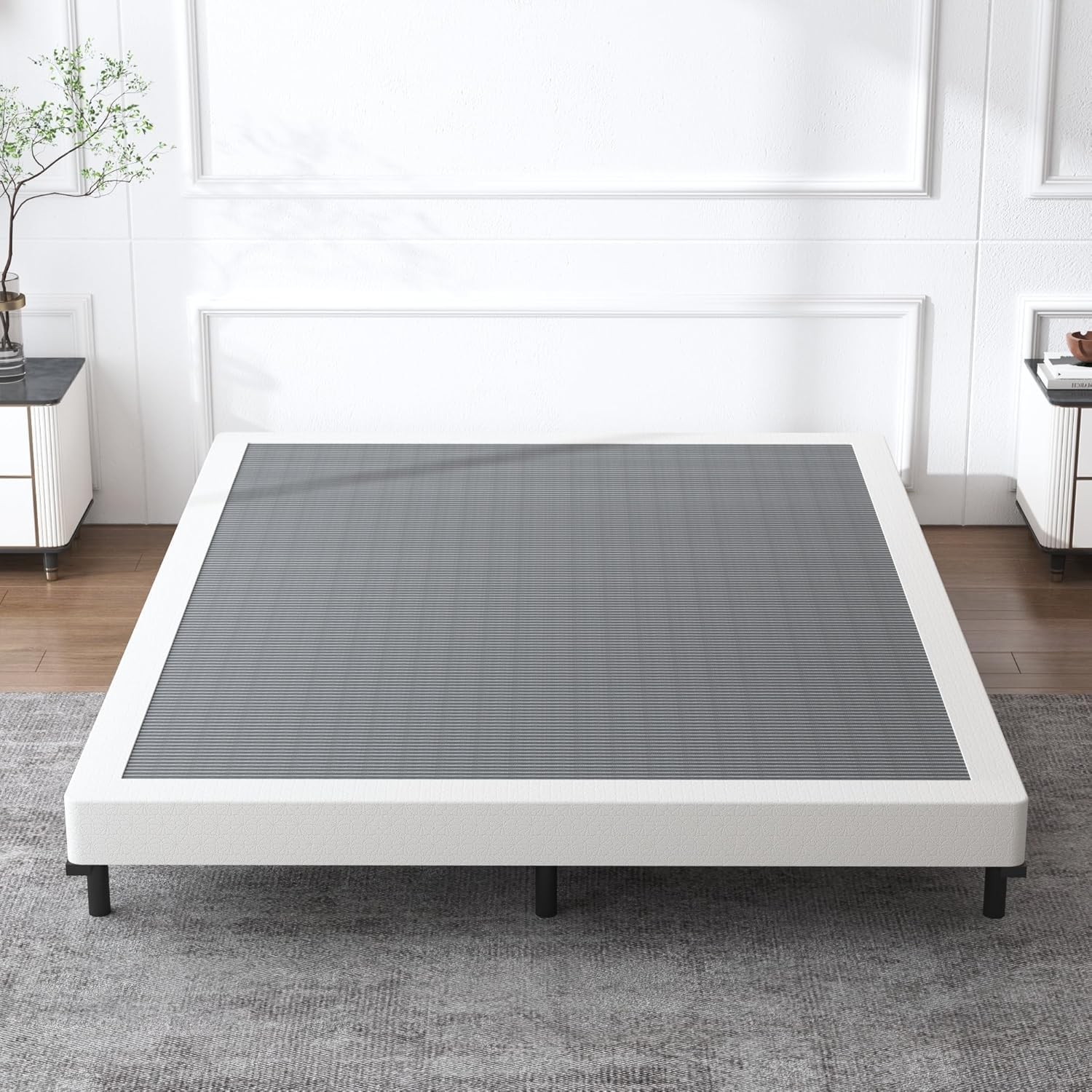 Queen Size 5" Heavy Duty Box Spring with Metal Frame, Easy Assembly, Noise Free gallery